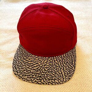 Air Jordan Red Jumpman Hat Snapback Cap Chicago Bulls One Size Adjustable